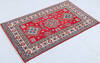 Kazak Red Hand Knotted 27 X 44 Area Rug 700-148181 Thumb 2