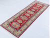 Kazak Red Runner Hand Knotted 20 X 510  Area Rug 700-148182 Thumb 2
