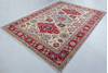 Kazak Beige Hand Knotted 85 X 112 Area Rug 700-148185 Thumb 2