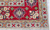 Kazak Beige Hand Knotted 85 X 112 Area Rug 700-148185 Thumb 4