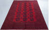 Khan Mohammadi Red Hand Knotted 66 X 97  Area Rug 700-148188 Thumb 1