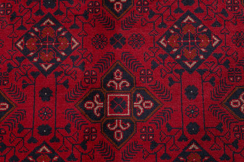 Khan Mohammadi Red Hand Knotted 55 X 76 Area Rug 700-148189 Image 4