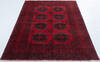 Khan Mohammadi Red Hand Knotted 50 X 64  Area Rug 700-148191 Thumb 1
