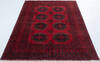 Khan Mohammadi Red Hand Knotted 50 X 64 Area Rug 700-148191 Thumb 1