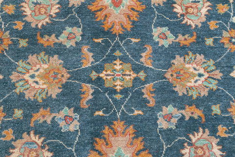 Chobi Blue Hand Knotted 511 X 90 Area Rug 700-148192 Image 3