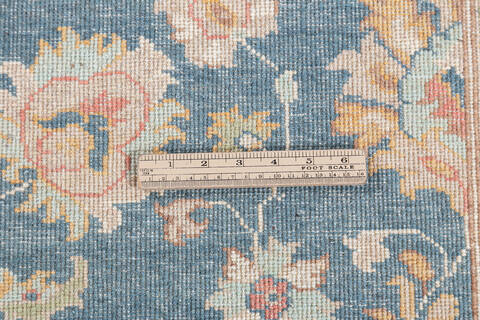 Chobi Blue Hand Knotted 511 X 90 Area Rug 700-148192 Image 8