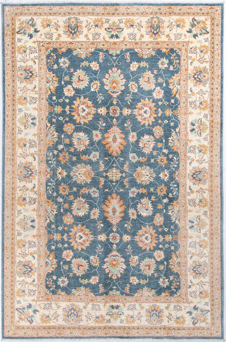 Chobi Blue Hand Knotted 511 X 90 Area Rug 700-148192 Image 0