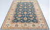 Chobi Blue Hand Knotted 511 X 90  Area Rug 700-148192 Thumb 1