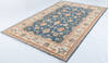Chobi Blue Hand Knotted 511 X 90  Area Rug 700-148192 Thumb 2