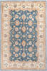 Chobi Blue Hand Knotted 511 X 90  Area Rug 700-148192 Thumb 0
