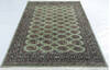 Bokhara Green Hand Knotted 48 X 65 Area Rug 700-148193 Thumb 1