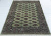 Bokhara Green Hand Knotted 41 X 64 Area Rug 700-148194 Thumb 1