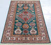 Kazak Green Hand Knotted 33 X 57 Area Rug 700-148197 Thumb 1
