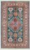 Kazak Green Hand Knotted 33 X 57 Area Rug 700-148197 Thumb 0