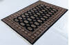 Bokhara Black Hand Knotted 41 X 59 Area Rug 700-148198 Thumb 2