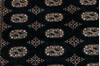 Bokhara Black Hand Knotted 41 X 59 Area Rug 700-148198 Thumb 3