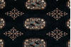 Bokhara Black Hand Knotted 41 X 59 Area Rug 700-148198 Thumb 4