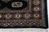 Bokhara Black Hand Knotted 41 X 59 Area Rug 700-148198 Thumb 5