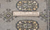 Bokhara Grey Hand Knotted 42 X 62 Area Rug 700-148200 Thumb 6