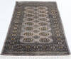 Bokhara Grey Hand Knotted 31 X 51 Area Rug 700-148201 Thumb 1