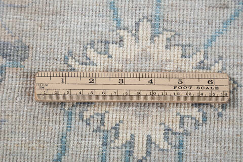Chobi Grey Hand Knotted 90 X 119 Area Rug 700-148205 Image 9