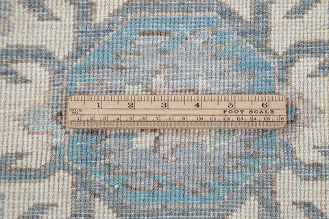 Chobi Grey Hand Knotted 83 X 98 Area Rug 700-148207 Image 8
