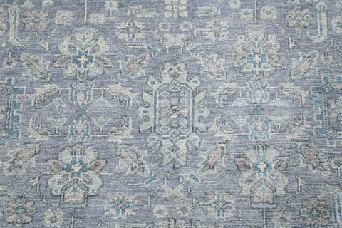 Chobi Grey Hand Knotted 50 X 70 Area Rug 700-148209 Image 3