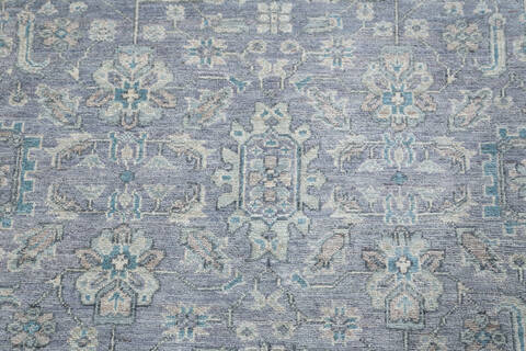 Chobi Grey Hand Knotted 50 X 70 Area Rug 700-148209 Image 4