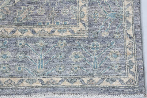 Chobi Grey Hand Knotted 50 X 70 Area Rug 700-148209 Image 5