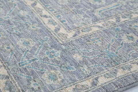 Chobi Grey Hand Knotted 50 X 70 Area Rug 700-148209 Image 6