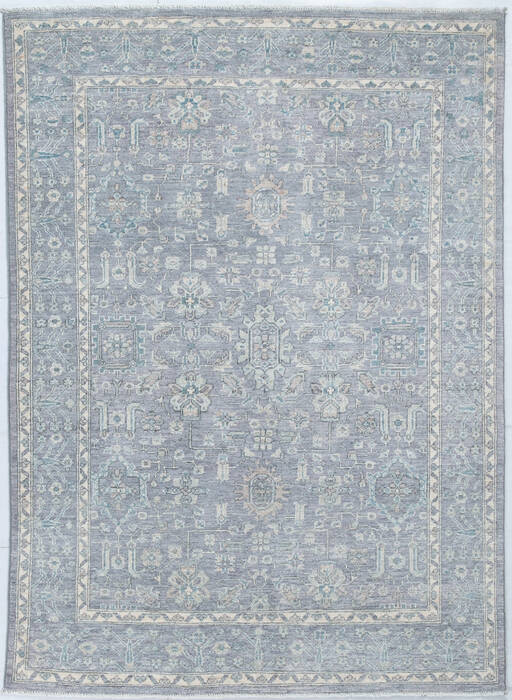 Chobi Grey Hand Knotted 50 X 70 Area Rug 700-148209 Image 0