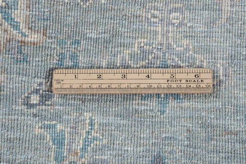 Chobi Light Blue Hand Knotted 41 X 60 Area Rug 700-148217 Image 7
