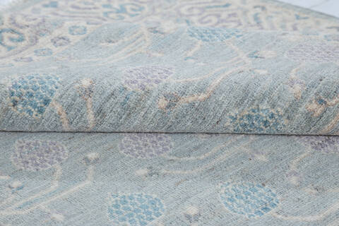 Chobi Green Hand Knotted 49 X 610 Area Rug 700-148219 Image 5