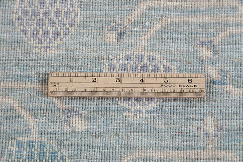 Chobi Green Hand Knotted 49 X 610  Area Rug 700-148219 Image 7