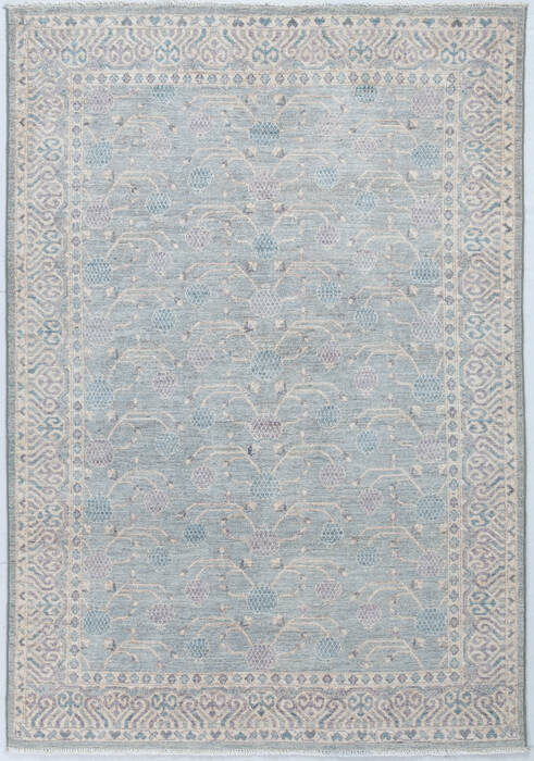Chobi Green Hand Knotted 49 X 610 Area Rug 700-148219 Image 0