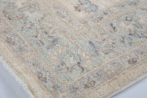Chobi Beige Hand Knotted 411 X 71 Area Rug 700-148221 Image 6