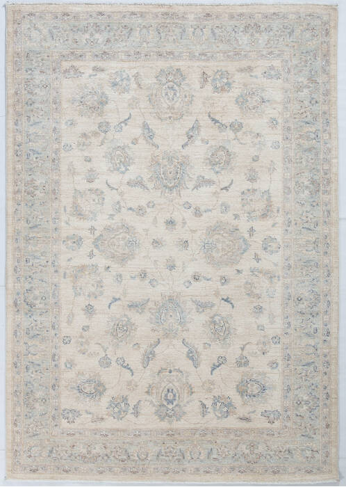 Chobi Beige Hand Knotted 411 X 71 Area Rug 700-148221 Image 0