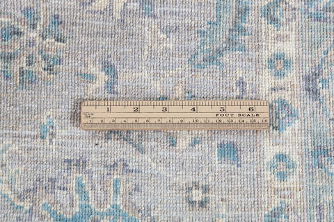 Chobi Beige Runner Hand Knotted 34 X 50  Area Rug 700-148223 Image 7