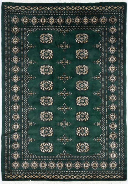 Bokhara Green Hand Knotted 42 X 510 Area Rug 700-148225 Image 0