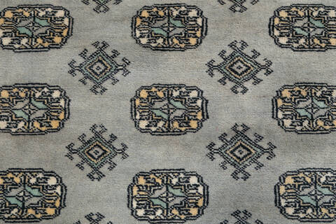 Bokhara Grey Hand Knotted 41 X 64 Area Rug 700-148226 Image 3