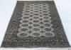 Bokhara Grey Hand Knotted 41 X 64 Area Rug 700-148226 Thumb 1