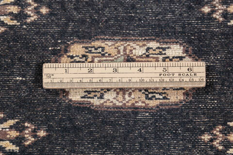 Bokhara Black Hand Knotted 44 X 510 Area Rug 700-148228 Image 6