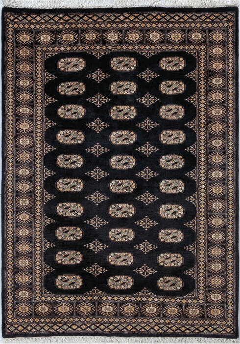 Bokhara Black Hand Knotted 44 X 510 Area Rug 700-148228 Image 0