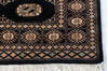 Bokhara Black Hand Knotted 44 X 510 Area Rug 700-148228 Thumb 4