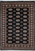 Bokhara Black Hand Knotted 44 X 510 Area Rug 700-148228 Thumb 0