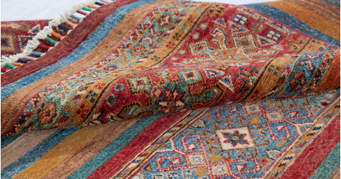 Chobi Red Hand Knotted 34 X 53 Area Rug 700-148229 Image 4