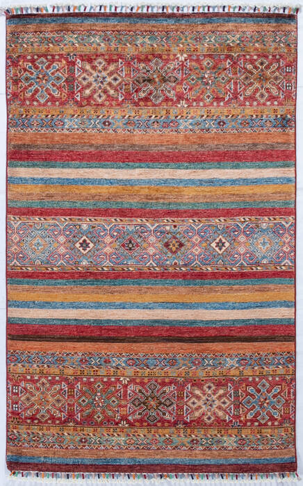 Chobi Red Hand Knotted 34 X 53 Area Rug 700-148229 Image 0