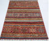 Chobi Red Hand Knotted 34 X 53 Area Rug 700-148229 Thumb 1