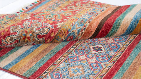 Chobi Red Hand Knotted 34 X 50 Area Rug 700-148230 Image 6