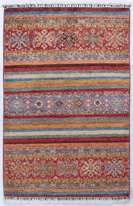 Chobi Red Hand Knotted 34 X 50 Area Rug 700-148230 Image 0